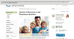 Desktop Screenshot of paracelsusapotheke.com