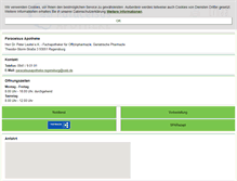 Tablet Screenshot of paracelsusapotheke.com